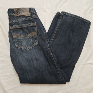Rock & Roll Denim Jeans Mens 30x30 Blue Double Barrel Relaxed Straight Leg Denim